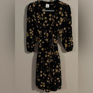 $8💛Bundled CAbi Black and Yellow Floral Dress